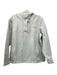 The North Face Size L Pale Gray Polyester Zip Pockets Quarter Snap Jacket Pale Gray / L