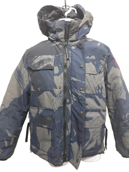 Canada Goose Size S Black & Multi Polyester Camo Zipper Men's Jacket
