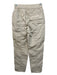 AMO Size XS Khaki Beige Cotton Seam Detail Elastic Waist pocket Parachute Pants Khaki Beige / XS