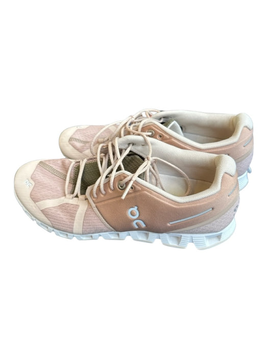 On Cloud Shoe Size 8.5 Mauve Canvas Lace Up Athletic Sneakers Mauve / 8.5