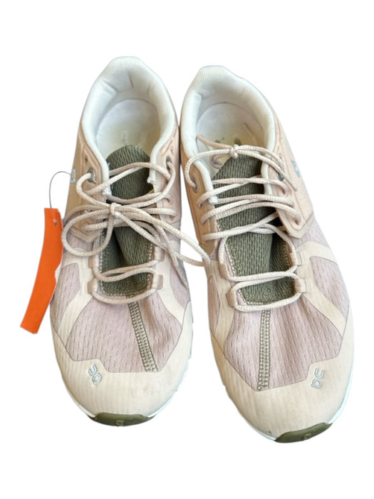 On Cloud Shoe Size 8.5 Mauve Canvas Lace Up Athletic Sneakers Mauve / 8.5