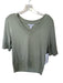 Athleta Size M Sage green Tencel Blend Short Sleeve V Neck Athletic Top Sage green / M