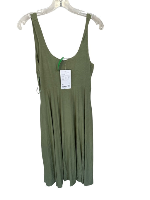 Athleta Size M Sage green Modal Blend Sleeveless Midi Athletic Dress Sage green / M