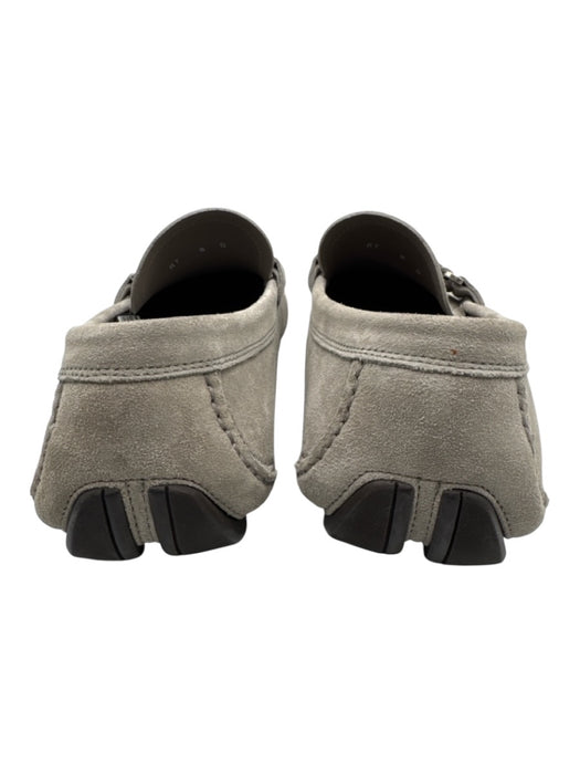 Ferragamo Shoe Size 8 Gray Suede Solid Loafer Men's Shoes Gray / 8