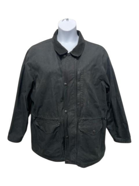 Filson AS IS Size XXL Black Cotton Solid Zipper Men's Jacket Black / XXL