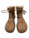 Ugg Shoe Size 7.5 Beige Sheep Leather Sherpa Lining Ankle High Wrap Booties Beige / 7.5