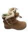 Ugg Shoe Size 7.5 Beige Sheep Leather Sherpa Lining Ankle High Wrap Booties Beige / 7.5