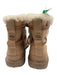 Ugg Shoe Size 7.5 Beige Sheep Leather Sherpa Lining Ankle High Wrap Booties Beige / 7.5