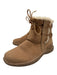 Ugg Shoe Size 7.5 Beige Sheep Leather Sherpa Lining Ankle High Wrap Booties Beige / 7.5