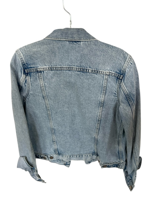 Gap Size S Light Wash Cotton Acid Wash Denim Jacket Light Wash / S