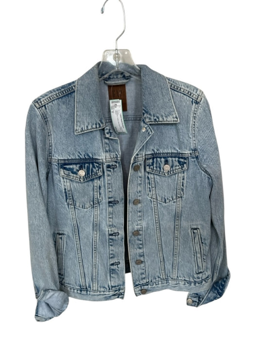 Gap Size S Light Wash Cotton Acid Wash Denim Jacket Light Wash / S