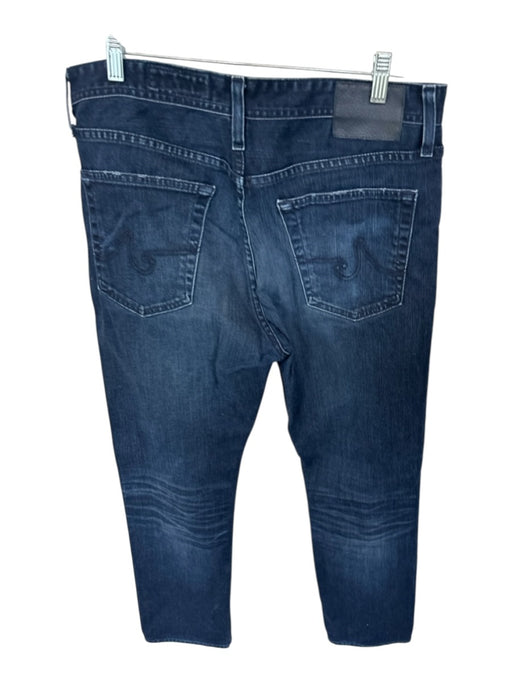 AG Size 34 Dark Wash Cotton Straight Leg Men's Jeans Dark Wash / 34