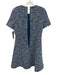 Rickie Freeman for Teri Jon Size 8 Blue Polyester Blend Boucle Fit & Flare Dress Blue / 8