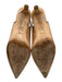 Stuart Weitzman Shoe Size 6.5 Nude Beige Patent Leather Pointed Toe Pumps Nude Beige / 6.5