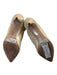 Schutz Shoe Size 6.5 Cream Beige Leather Croc Embossed Pointed Toe Boots Cream Beige / 6.5