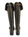 Tory Burch Shoe Size 6.5 Brown & Olive Suede Leather Distressed Knee High Boots Brown & Olive / 6.5