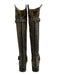 Tory Burch Shoe Size 6.5 Brown & Olive Suede Leather Distressed Knee High Boots Brown & Olive / 6.5