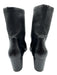 Stuart Weitzman Shoe Size 7 Black Leather Block Heel Ankle Booties Black / 7