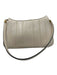 Tory Burch Cream Leather Logo GHW Shoulder Bag Crossbody Strap Inc. Bag Cream / XS