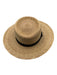 Beige & Black Palm Straw Woven Ribbon Wide Brim Sun Hat Beige & Black / 7
