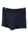 Marie Oliver Size 4 Navy Blue Polyester Side Zip Patch Pocket Mini Shorts Navy Blue / 4