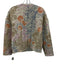 IF Only Studio Size S Cream & Multi Cotton Button Front Front Pockets Jacket Cream & Multi / S