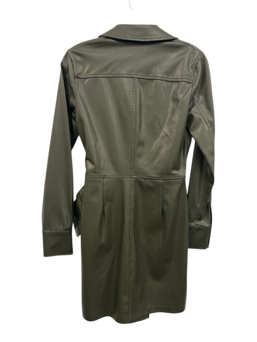 Bailey 44 Size S Green Polyurethane & Polyester Wrap Dress Green / S