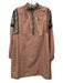 XiRENA Size S Cream & Multi Cotton Tie Belt Dress Cream & Multi / S