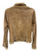 JKTNYC Size Medium Tan Beige Leather Buttons Distressed Jacket Tan Beige / Medium