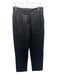J Crew Size 6 Black Polyurethane Faux Leather High Rise Wide Leg Pants Black / 6