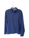 Peter Millar Navy Recycled Polyester Solid Half Zip Golf Men's Pullover Navy / L