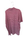 Peter Millar Size XL Red & White Polyester UGA Striped Golf Men's Polo Red & White / XL