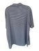 Peter Millar Size XL Navy & White Polyester Striped Golf Men's Polo Navy & White / XL