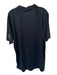 Peter Millar Size XL Black & White Polyester Solid Golf Men's Polo Black & White / XL