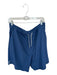 Johnnie-O Size L Blue Nylon Ribbed Athletic Men's Shorts Blue / L