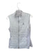 Peter Millar Size M White Quilted Full ZIp Athletic Vest White / M