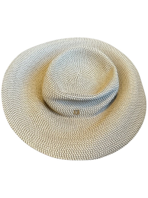 Eric Javits Tan Straw Packable Hat Tan / ADJUSTABLE