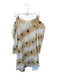 Sea New York Yellow & Navy Cotton Off Shoulder Dots Button Back Dress Yellow & Navy / M