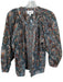 Cleobella Size M Green & Multi Cotton Long Sleeve Paisley Long Sleeve Top Green & Multi / M