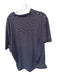 Peter Millar Size XL Navy & Orange Polyester Striped Golf Men's Polo Navy & Orange / XL