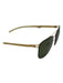 Mykita Gold & Dark Green Metal Wire Frame Aviator Sunglasses Gold & Dark Green