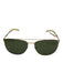 Mykita Gold & Dark Green Metal Wire Frame Aviator Sunglasses Gold & Dark Green