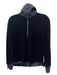 Spanx Size XS Black Polyester Velvet Quarter Zip Sweater Black / XS