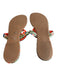 Tory Burch Shoe Size 9 Green & Multi Manmade Material Logo Birds Sandal Shoes Green & Multi / 9