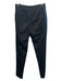 Lanvin Size 46 Black & Blue Cotton Side Stripe Zip Fly Pants Black & Blue / 46