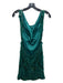 Jovani Size 8 Green Polyester Sleeveless Fully Sequined Beaded Knee length Dress Green / 8