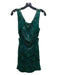 Jovani Size 8 Green Polyester Sleeveless Fully Sequined Beaded Knee length Dress Green / 8