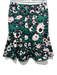 Marni Size 38 Green, Pink & Black Cotton Blend Paneled Spotted A Line Skirt Green, Pink & Black / 38