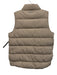 Brochu Walker Size Small Beige Polyester Snap Button Front Mock Neck Vest Beige / Small