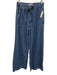 Paige Size 27 Medium Wash Cotton Blend Elastic Drawstring Waist Wide Leg Pants Medium Wash / 27